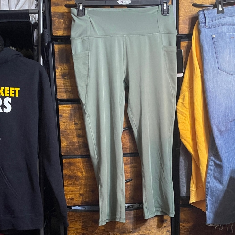 New York Laundry Green Leggings
